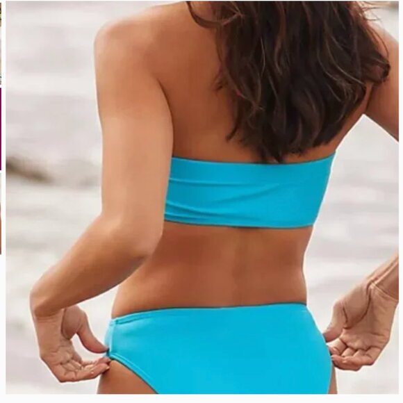 ⭐️ Good American Better Band Hipster Hippie Artsy Chic Glam Minimal Bikini Top - Picture 2 of 3